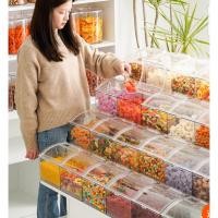 ราคา *กล่องPETใสหนา /กล่องใส่ขนมขบเคี้ยว กล่องใสใส่ลูกอม/อาหาร @กล่องอะไหล่ #กล่องใส่ยาจีนพลาสติกใส โถพลาสติกใส *โถใส่ธัญพืช (21679789228)