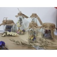 ราคา โหลเก็บความทรงจำ ดอกไม้สแตติสแห้ง (663349975)