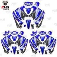 ราคา PUGParts ชุดสีwave125R หัวแหลม ชุดสีเวฟ125S หน้าแหลม Wave125S หัวเถิก (ชุด12/13ชิ้น) สีน้ำเงินแก้วตัดเทาดำ (12385867890)