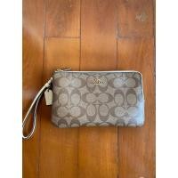 ราคา กระเป๋าสตางค์ Coach คล้องมือใบใหญ่2ซิป size L ของแท้ (19473900014)