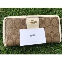 ราคา กระเป๋าตังค์ใบยาว Coach มือสอง ส่งฟรี (11511168344)