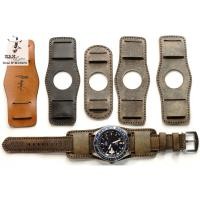 ราคา Handmade RAM Leather Bundstrap Military B2 Cowhide Watch Strap Pad 18mm, 20mm, 22mm, Casio 1200, iwatch AW (24677926981)