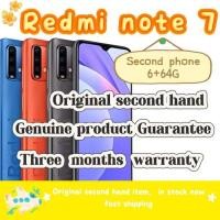 ราคา Redmi Note 7 สมาร์ทโฟนมือสอง 6+64GB 95 รับประกัน 3 เดือนใหม่ในสต็อกโทรศัพท์มือถือ 4G (42222397202)