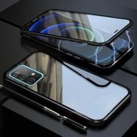 ราคา Samsung Galaxy A52 A52S 5G Magnet Edge กระจกนิรภัยสองด้านเคสโทรศัพท์สําหรับ SamsungA52 SamsungA52S (41316422414)