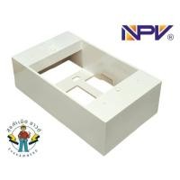 ราคา NPV บล็อกลอย 2x4 บล็อกลอยพลาสติก สีขาว (1-3ช่อง) NP-4712 (51851101226)