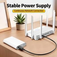 ราคา Unnlink USB to DC Power Cable Boost Cable 5V 9V 12V สําหรับ Power Bank Supply Power สําหรับ WiFi Router โมเด็มพัดลมลําโพง (51451677340)