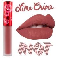 ราคา Lime Crime Velvetines Lipstick สี Riot 2.6 ml (1319088849)