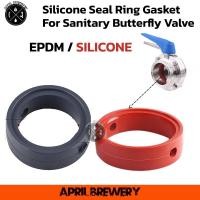 ราคา ซีลยางซิลิโคน บัตเตอร์ฟลาย วาล์ว วาล์วปีกผีเสื้อ Sanitary Butterfly Valve Gasket Silicone / EPDM ขนาด 1.5นิ้ว / 2นิ้ว (43606781952)
