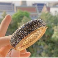 ราคา กำไลทองฝังพลอยไพลินแท้ (3098153740)