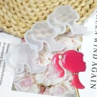 ราคา ตุ๊กตาบาร์บี้ซิลิโคนแม่พิมพ์อมยิ้มลูกอมแข็งอีพ็อกซี่เรซิ่นเครื่องมือตกแต่งเค้กอุปกรณ์เบเกอรี่ไม่มีแท่ง (25731483960)