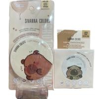 ราคา คุชชั่นคาปิบาร่า ‼️ส่งฟรี‼️ แป้งฝุ่นคาปิบาร่า Sivanna colors capy mini cushion & Capy Mini Loose Powder (42358447570)