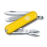 ราคา (ส่งฟรี Genuine) Victorinox Classic SD, YELLOW (0.6223.8) เหลือง ของใหม่ ของแท้ (1594579762)