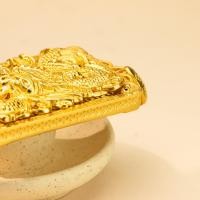 ราคา สไตล์ใหม่เวียดนามทรายทองแท็กมังกรสร้อยคออินเทรนด์ร้อยกลวงทอง-หมุดมังกรสี่ทะเลจี้ผู้ชายจี้ (52151481080)