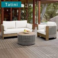 ราคา ไม้สักหวายรวมเฟอร์นิเจอร์ Villa Sun Room โซฟา Terrace Courtyard ไม้เนื้อแข็งกลางแจ้งโซฟากันน้ํา Leisure N1CJ (56000761496)