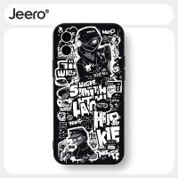 ราคา Jeero เคสไอโฟน เคสซิลิโคนนุ่มกันกระแทกน่ารักตลก เคสโทรศัพท์ สีดำ Compatible for iPhone 16 15 14 13 12 11 Pro Max SE 2020 X XR XS 8 7 6 6S Plus พลัส F042Q (24806884674)