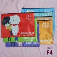 ราคา แฟ้มเอกสารผ้า F4 - BT21 BTS (8826258651)