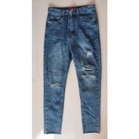 ราคา back-up denim กางเกงยีนส์เอวสูง ทรงบอย แต่งขาด ผ้าดีมากก(โอนตรง270ส่งฟรี) (10030889468)