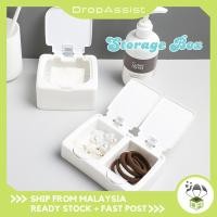 ราคา DROPASIST 2019 Desktop Mini Pop-Up กล่องเก็บสําลีพร้อมฝาปิดพลาสติกกันฝุ่น Organizer (43565548005)