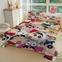 ราคา ♚-♚ใหม่น่ารักเครยอนชินจังพิมพ์ผ้าปูที่นอนลายการ์ตูนน่ารัก (28566330824)