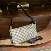 ราคา กระเป๋าผ้าลายสก็อต สะพายไหล่ สะพายข้าง (23075867648)