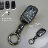 ราคา เคสรีโมทรถ Honda HRV 2024 แบบ 2, 3 และ 4 ปุ่ม ลายเคฟล่า แผ่นใสกันรอยปิดปุ่ม กดได้ (ABS Key Cover TPU Push button Guard) (25589091894)