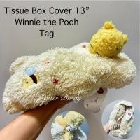 ราคา ที่ใส่ทิชชู่ ที่ครอบทิชชู่ กล่องทิชชู่ หมีพูห์ ป้ายห้อย ขนาด 13“ Tissue Box Cover Winnie the Pooh with Tag Disney (24477015474)