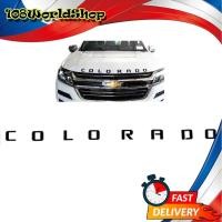ราคา โลโก้ COLORADO LOGO COLORADO ติดฝากระโปรงหน้า สีดำด้าน 1ชิ้น chevrolet colorado 2-4 ประตู มีบริการเก็บเงินปลายทาง (19613858088)
