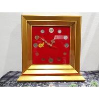 ราคา กรอบรูปนาฬิกาเหรียญในหลวงรัชกาลที่ ๙ ฐานตั้ง (12320291221)