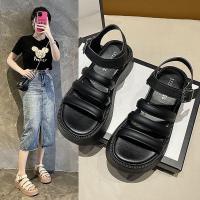 ราคา รองเท้าส้นเตารีด แฟชั่นสําหรับผู้หญิง มีสายรัดส้น (24550928835)