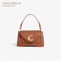 ราคา COCCINELLE กระเป๋าถือผู้หญิง รุ่น C-ME HANDBAG 180401 สี COGNAC (41423548271)
