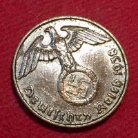 ราคา เหรียญเก่าเยอรมัน/ ยุคนาซี/ ปี 1938 / ผลิตน้อย (23406490490)