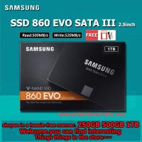 ราคา Samsung 860 EVO SSD 250GB 500GB 1TB ภายใน Solid State Disk ฮาร์ดไดรฟ์ SATA3 2.5 นิ้วสําหรับแล็ปท็อปเดสก์ท็อป PC (52001818837)