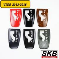 ราคา ครอบเกียร์ออโต้ vios ครอบเกียร์ AUTO VIOS GEN3 2013-2016 ครอบเกียร์ลายไม้ ครอบเกียร์เคฟล่าร์ (19937512117)