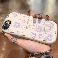 ราคา เคสสำหรับ OPPO A5 A3s A12E Realme C1 เคสโทรศัพท์หมีกระต่ายดอกไม้ลูกพีชซิลิโคนกันกระแทก (50802258316)