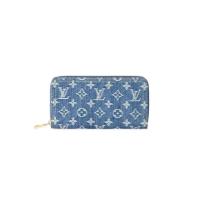 ราคา Louis Vuitton Zippy Wallet Monogram Denim Blue Unused (51452088758)