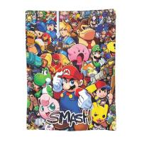 ราคา ผ้าห่ม Mario หลายขนาด นุ่มและอุ่น สำหรับใช้บนเตียงหรือนอกบ้าน (55051218678)