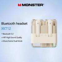 ราคา Monster XKT12 หูฟังบลูทูธไร้สาย HIFI HD ลดเสียงรบกวน กันน้ํา (22336773676)