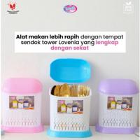 ราคา LOVENIA TOWER SPOON HOLDER / สีพาสเทล LID SPOON HOLDER (50851560407)