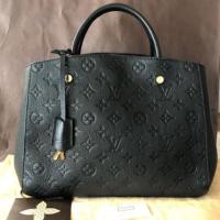 ราคา Used LV Montaigne MM หนังปั้มสีดำ Dc 2015 (6900296525)