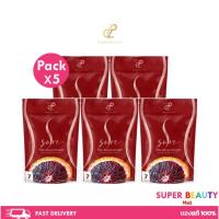 ราคา โปรโมชั่น 5 ซอง S Sure plus Blood Orange เอสชัวร์ พลัส อาหารเสริม จำนวน 5 ซอง (23101535676)