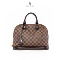 ราคา [ของแท้] LV ALMA MM BROWN DAMIER CANVAS GHW มีใบรับประกัน ตรวจสอบได้ทุกใบ ✅ (25746270837)