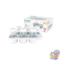 ราคา ขวดเก็บน้ำนม ขวดสต๊อกน้ำนมแม่ 4 ออนซ์ แพ็ค 6 ขวด พร้อมถาด NANNY (3856939789)