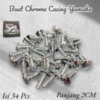 ราคา YAMAHA BODY BOLT YAMAHA CHROME WORM BOLT (34 ชิ้น) (57050786800)