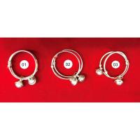 ราคา กำไลข้อเท้าเด็กเงิน พร้อมลูกกระพรวน สามารถปรับขนาดได้ (7849403665)