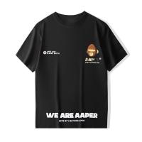ราคา A BATHING APE สินค้าเฉพาะจุด AAPE Theme T เสื้อผู้ชายผู้หญิง Unisex A ชุดว่ายน้ํา Ape Bape ผ้าฝ้าย 100% (57251810189)
