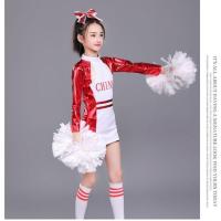 ราคา ชุดเชียร์ลีดเดอร์สำหรับการแข่งขันเต้นรำ สูทสีแดงสำหรับเด็ก ขนาด 11.13 (51752318383)
