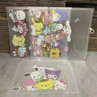 ราคา SANRIO ถุงซิปล็อค พลาสติก ขนาด A4 ลาย Mymelody Kuromi Cinnamoroll Pochacco PomPom สําหรับใส่เอกสาร 4 ชิ้น ต่อแพ็ค (16695139663)