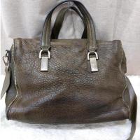 ราคา Sale งานตำหนิ กระเป๋าสะพายข้างมือสอง หนังช้าง Finn esker ฟิน แอสเคอร์ แท้ อะไหล่ทองเหลือง (27553603542)