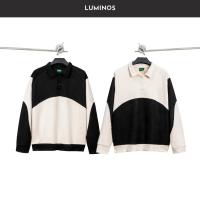 ราคา เสื้อโปโล Luminos Suede - เสื้อโปโล Oversize Suede หลวม Unisex - แบรนด์ Luminos (24279648985)