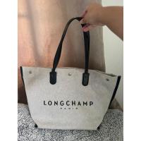 ราคา Used Longchamp ESSENTIAL TOILE SHOULDER BAG L ECRU (15599425858)